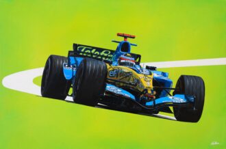 Product image for Fernando Alonso | Renault R25 | Limited Edition Print by James Stevens