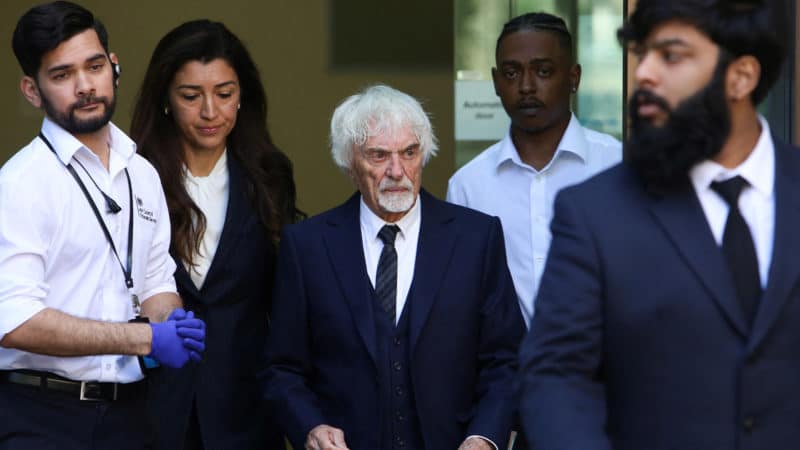 Bernie Ecclestone leaves Westminster Magistrates Court