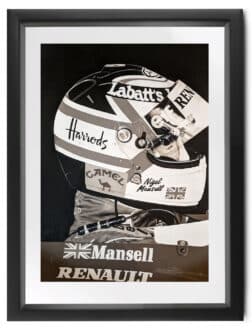 Product image for Nigel Mansell signed portrait | Emma Capener